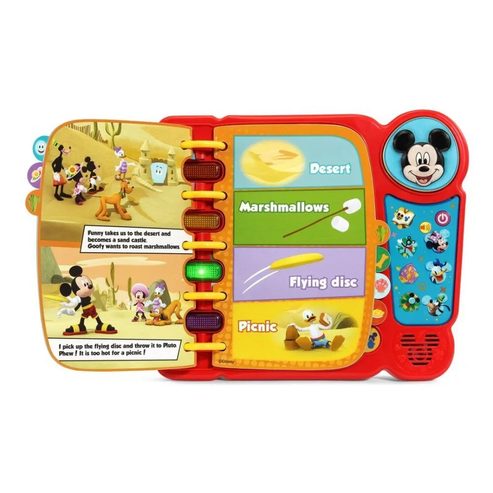 VTech Disney Junior Mickey Mouse Funhouse Explore & Learn Book Baby and Toddler